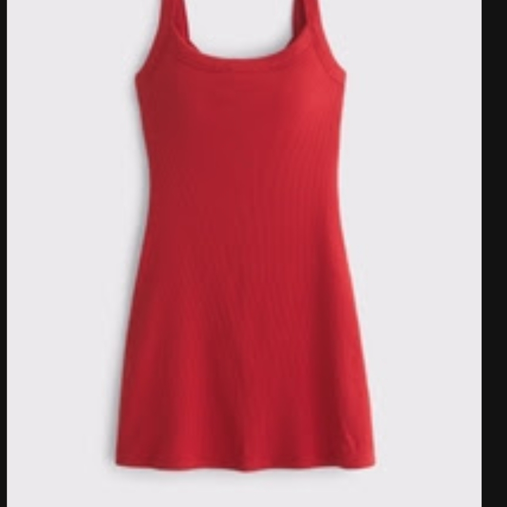 Red Sleeveless Dress